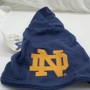 Pet Hoodie with Notre Dom College Colors All Star Dogs X-Small 8-14 Pound Puppy
